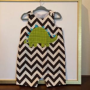 Mudpie Dinosaur Romper